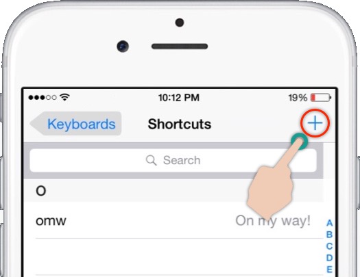 Add New Keyboard Shortcuts in iOS