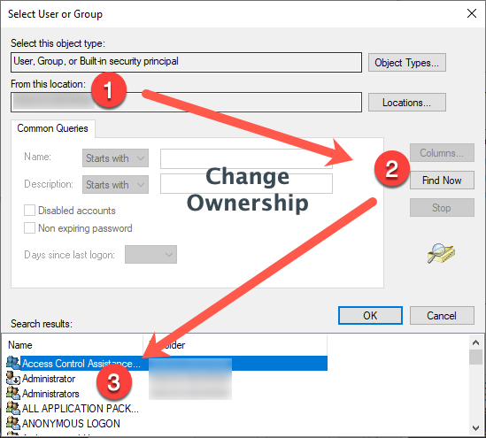 Change File Ownership to Your Account