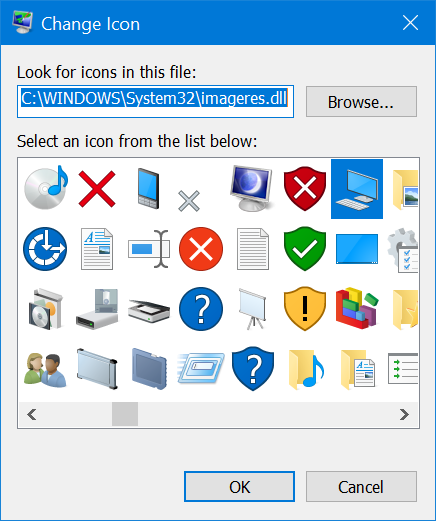 Change This PC Icon Display