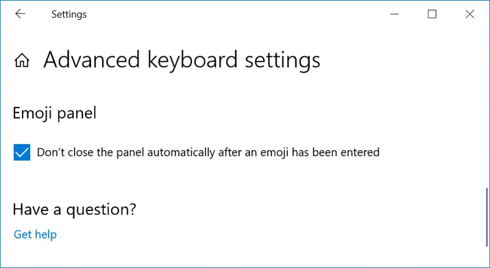 Close Emoji Panel after Insertion