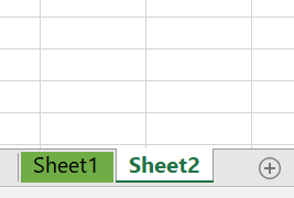 Colored Sheet When Not Highlighted