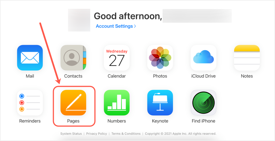 Convert from from Pages App in iCloud