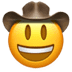 Cowboy Emoji Apple
