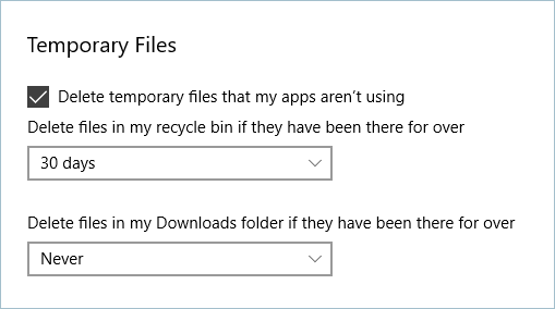 Deleting Temporary Files