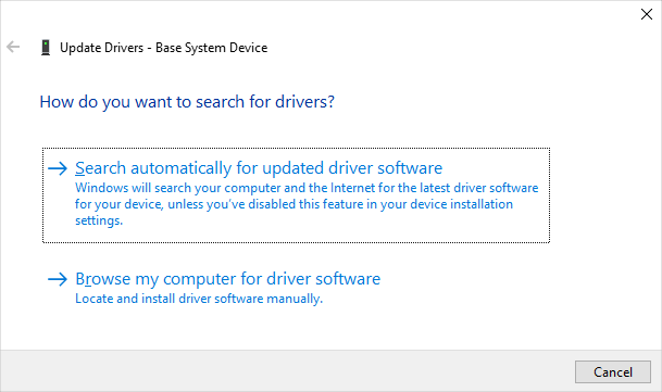 Drivers Search