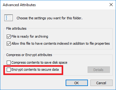 Encrypting File With Windows 10 Pro
