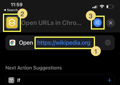 Enter Site URL and Go to Settings