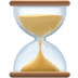 Facebook Hourglass with Flowing Sand Emoji