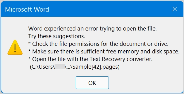 File Permission Error
