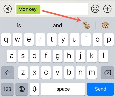 Find Emoji When Typing in iOS