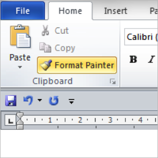 Format Painter in Word