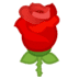 Google Rose Emoji