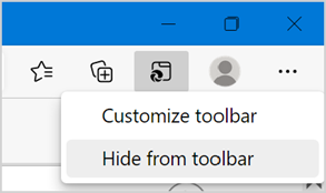 Hide or Customize IE Mode Icon