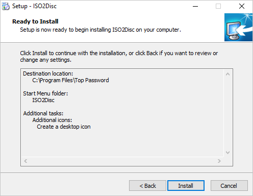 Install ISO2Disc