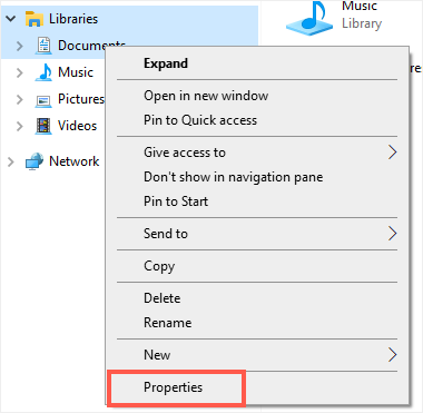 Library Properties