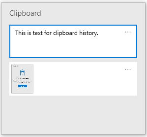Multiple Items in Clipboard History