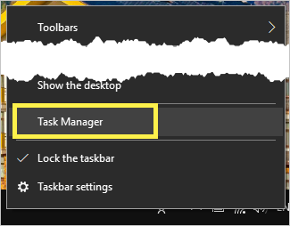 Open Windows Task Manager