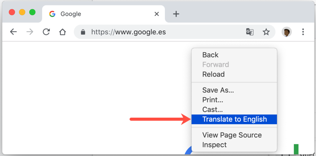 Right Click to Translate in Chrome