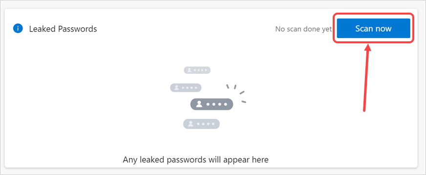 Scan for Leaked Passwords