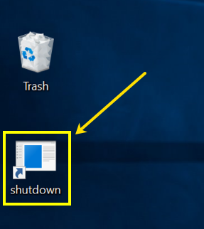 Shutdown Desktop Shortcut