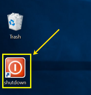Shutdown Icon Changed