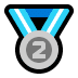 Silver Medal Emoji Windows
