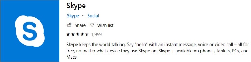 Skype App