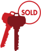 Sold Key Red