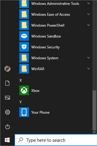 Start Menu