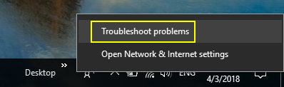 Troubleshoot Network Connections