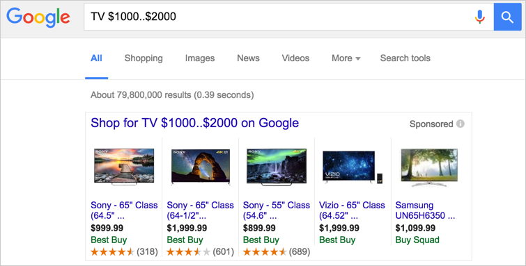 Using Ranges in Google Search