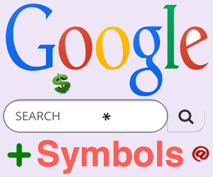 Using Symbols in Google Search
