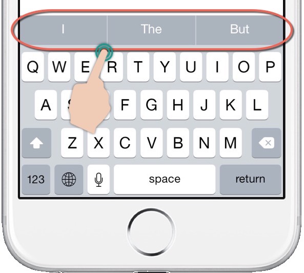 View Predictions in iOS Keyboard