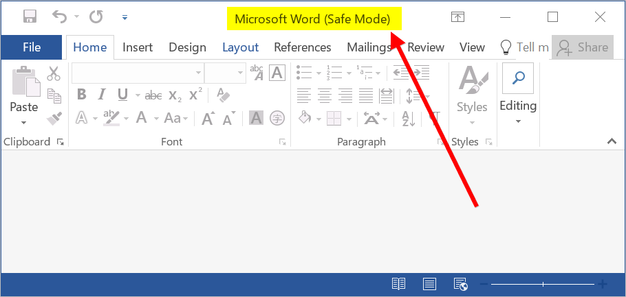 Word Safe Mode