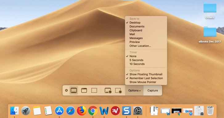macOS Mojave Screenshot App