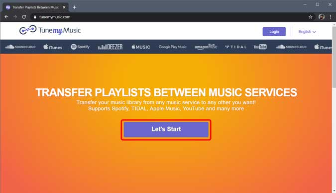 tune my music tool on the chrome browser