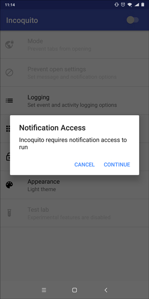 permission to access your notification