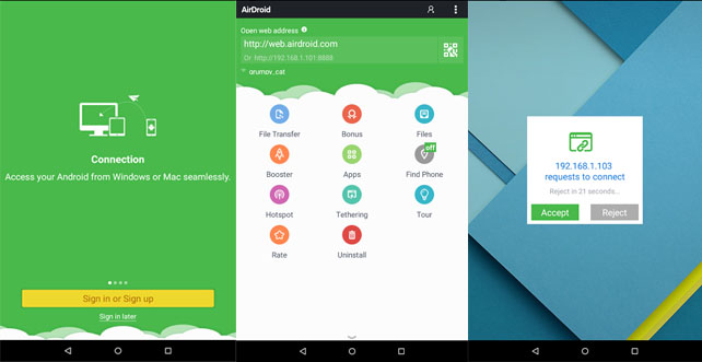 Airdroid for android
