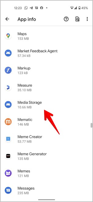 Android Screenshot Media Storage