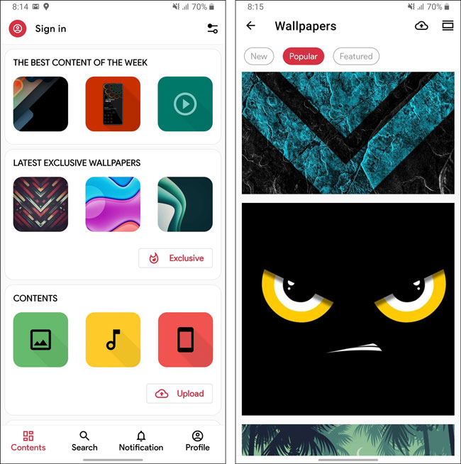 Creative - best wallpaper app for android