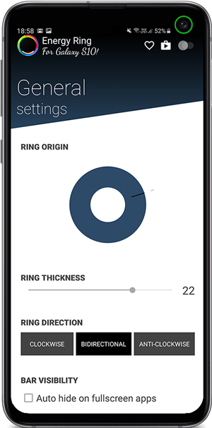 best notch apps- Energy ring