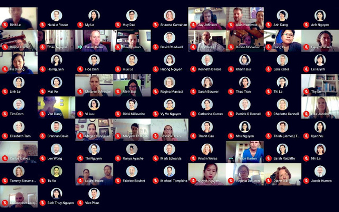 Google Meet Grid View 