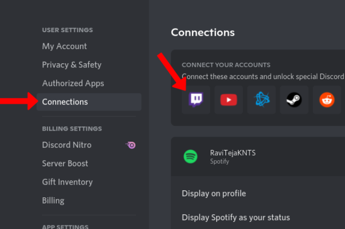 Connecting Twitch to Discord