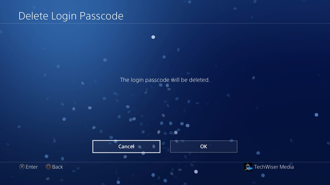 put a password on PS4- deleted