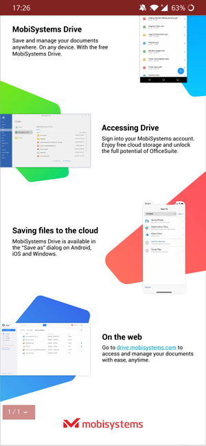 PDF editor apps for Android- Mobisystem