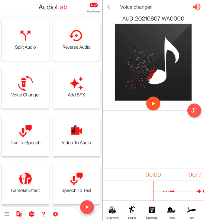 Audio Lab Voice Changer 