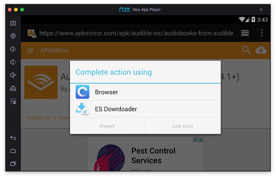 Audible smartphone app on your Mac