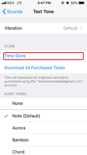 whatsapp custom notification- tone store