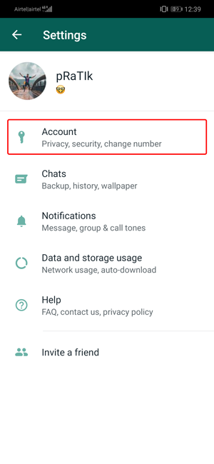 Stop People from Adding You to WhatsApp Groups- account