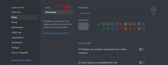 adding roles to your discord server 